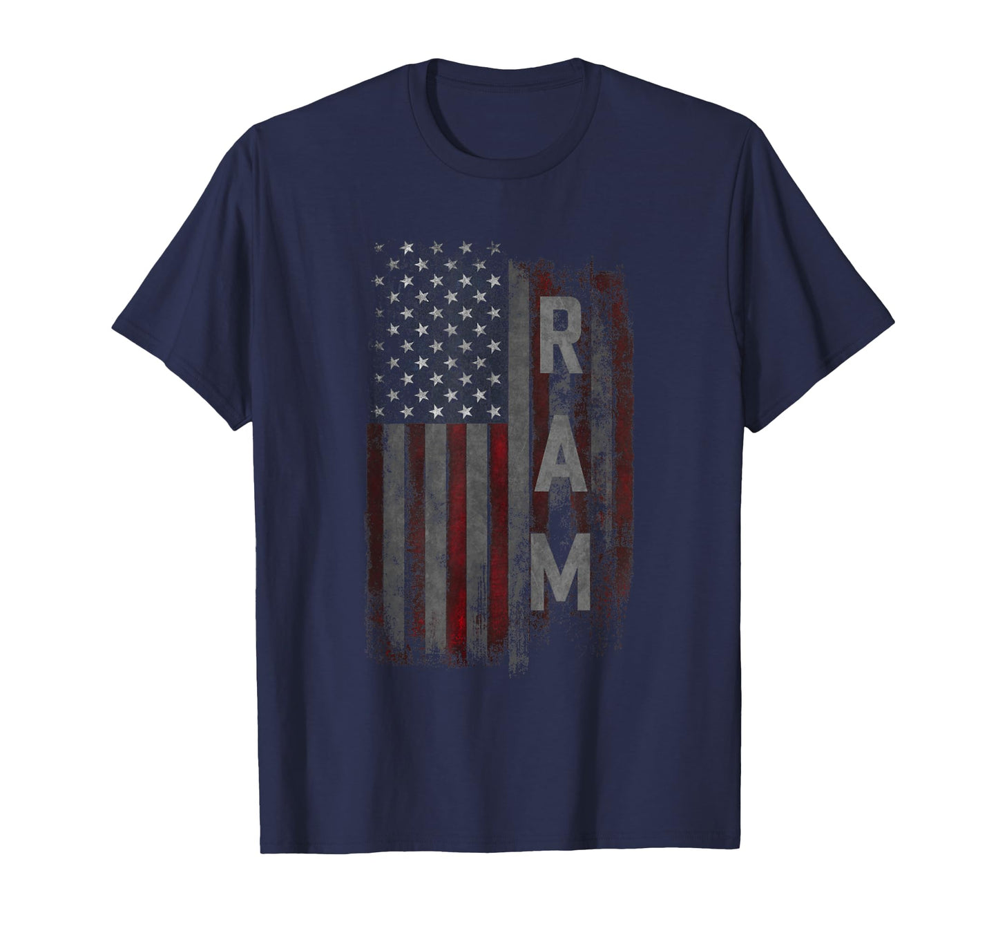 Ram Family American Flag T-Shirt