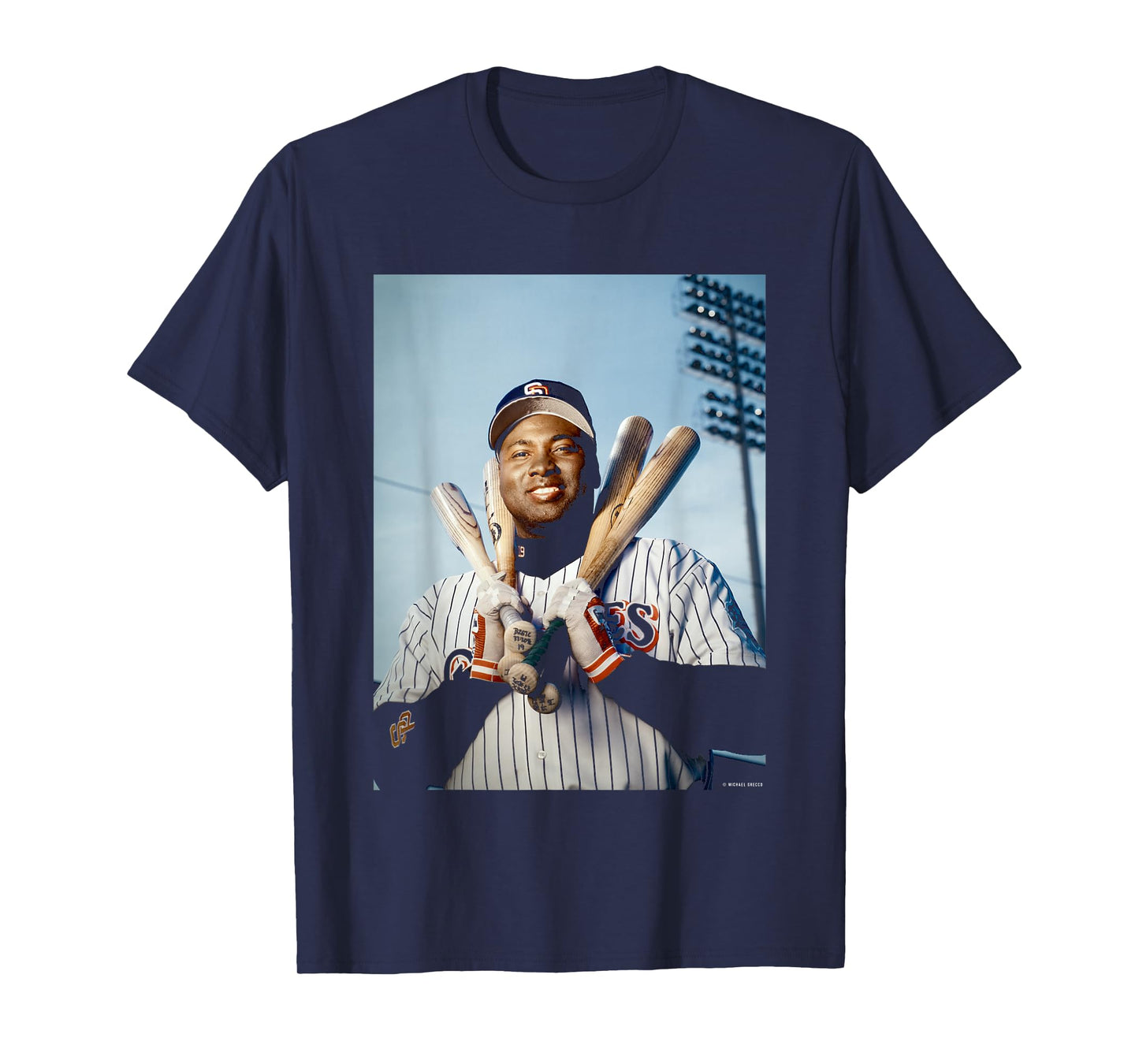 Mr Padres Tony Gwynn Fielder San Diego by Michael Grecco T-Shirt