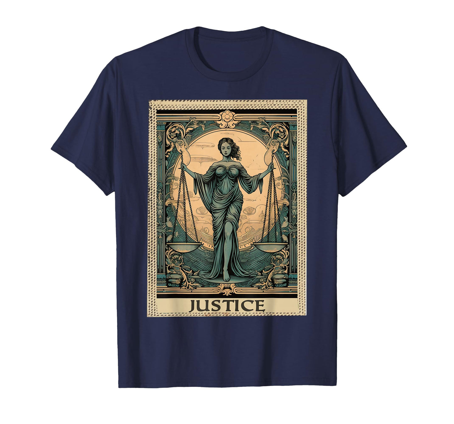 FoolsFate Unisex-Adult Tarot Card Reading Graphic T-Shirt, Black, Small