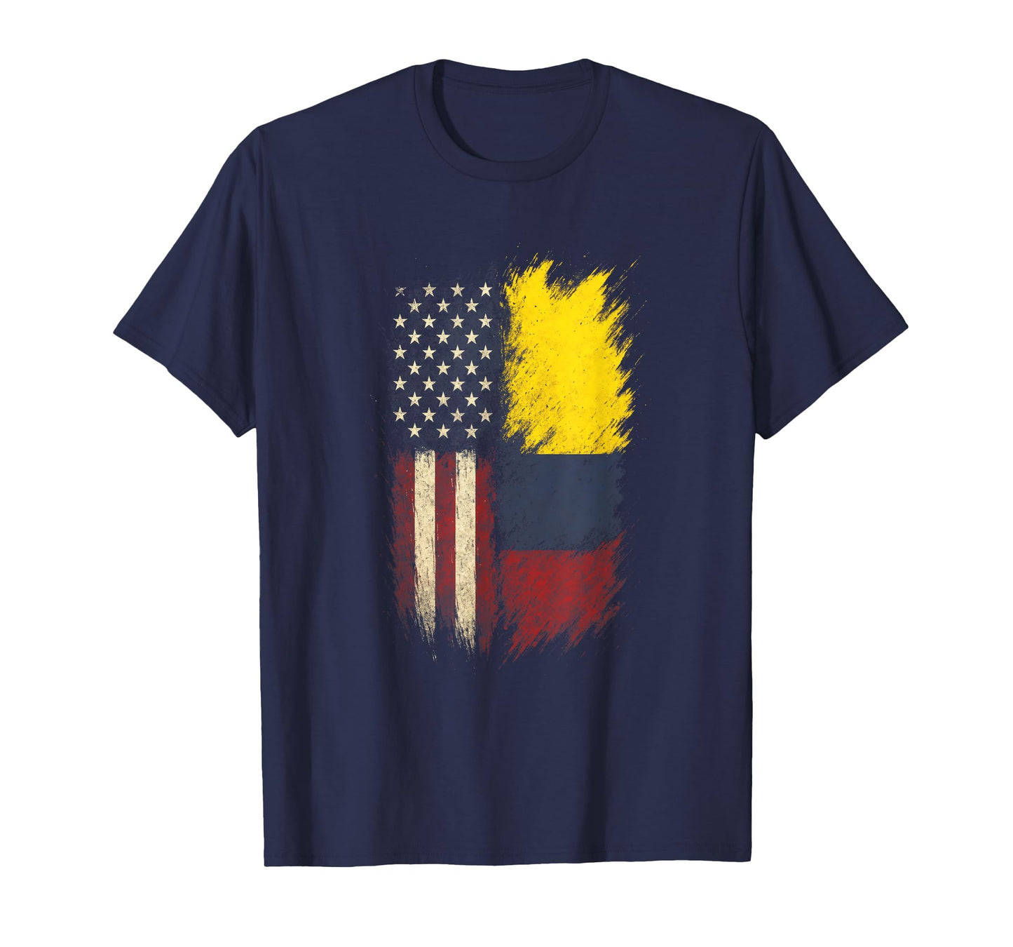 Usa Colombia Flag Patriotism Culture Travel T-Shirt