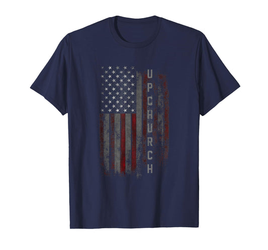 Upchurch Family American Flag T-Shirt