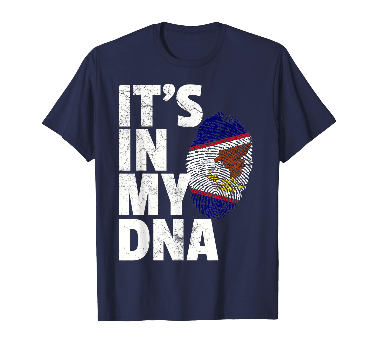 It's in My DNA American Samoa Flag Samoan Pride Roots Gift T-Shirt