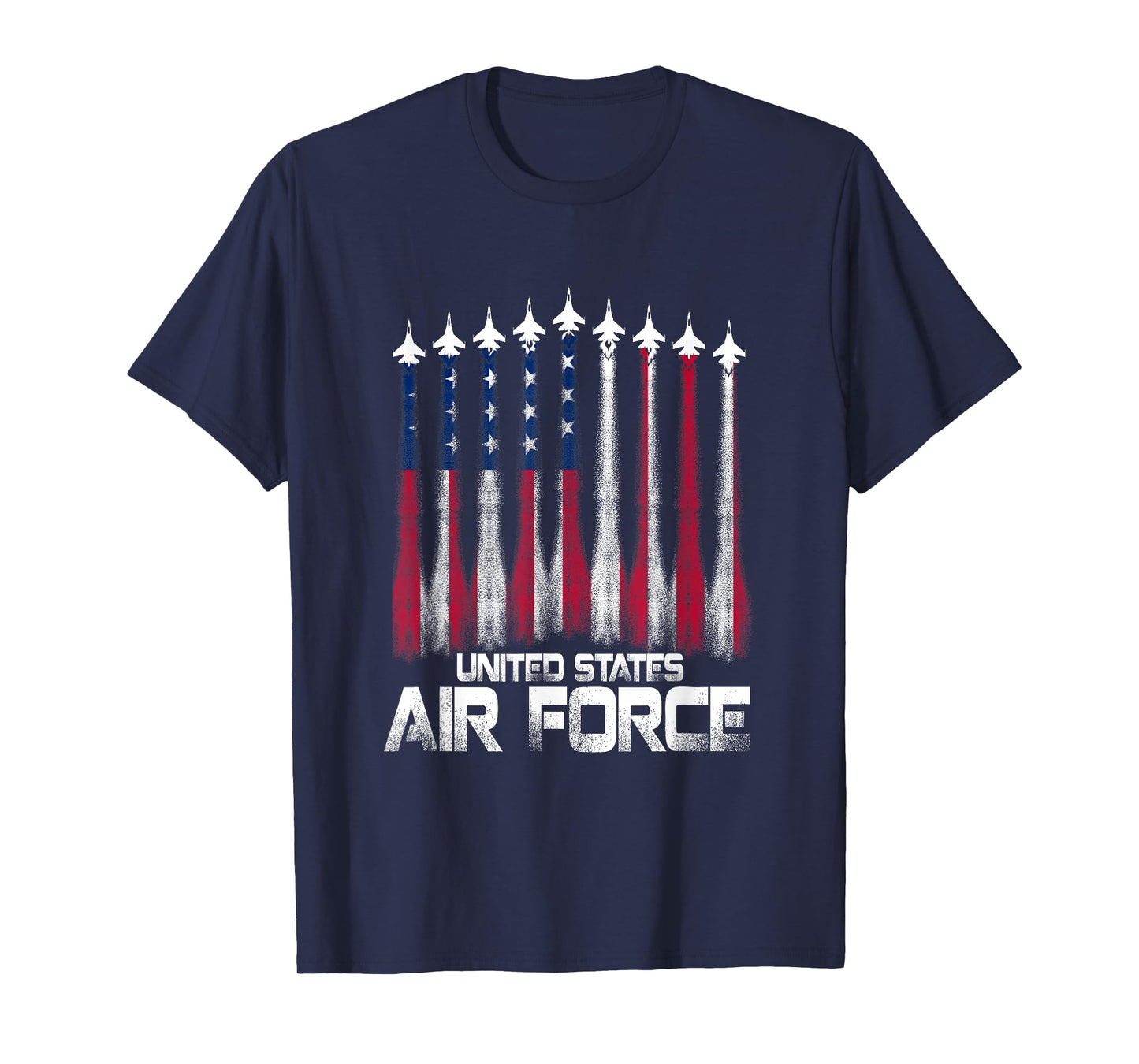 Air Force US Veterans American Flag 4th of July Patriotic T-Shirt