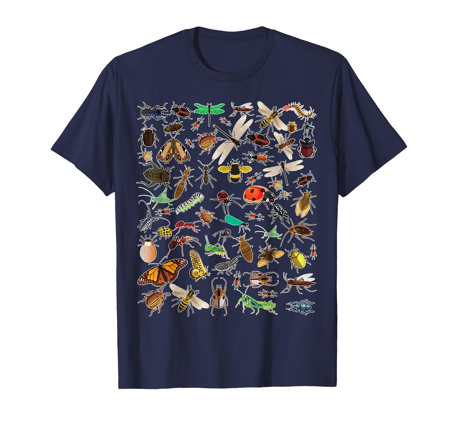 Cool Lots of Bugs | Funny Insect Lover Entomologist Boy Gift T-Shirt Small