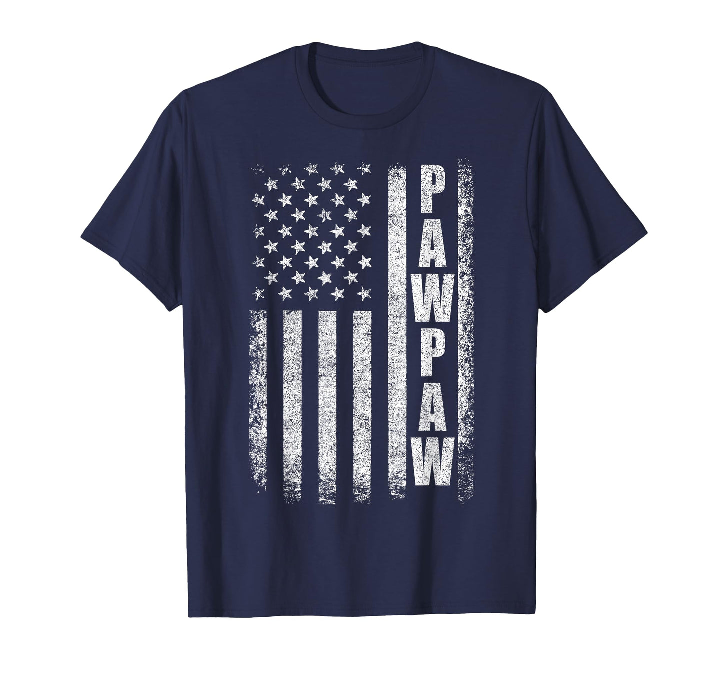 Proud Pawpaw American Flag Father's Day Patriotic T-Shirt