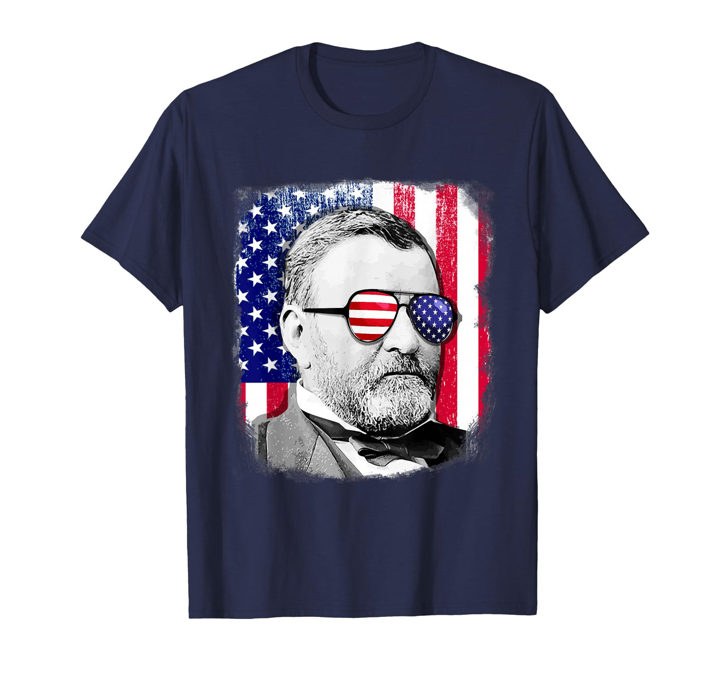 Ulysses S Grant US flag shirt 4th of July T-Shirt