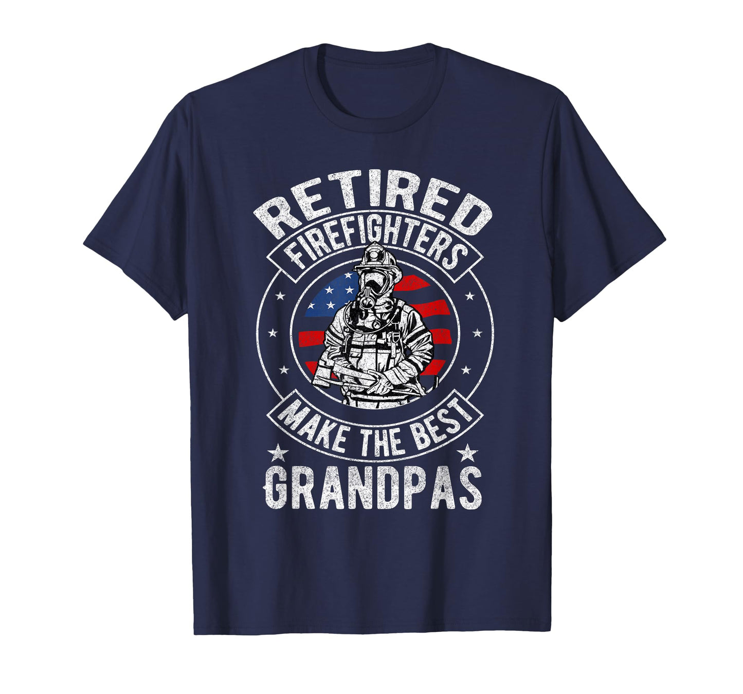 Retired Firefighter Grandpa Fireman Retirement T-Shirt