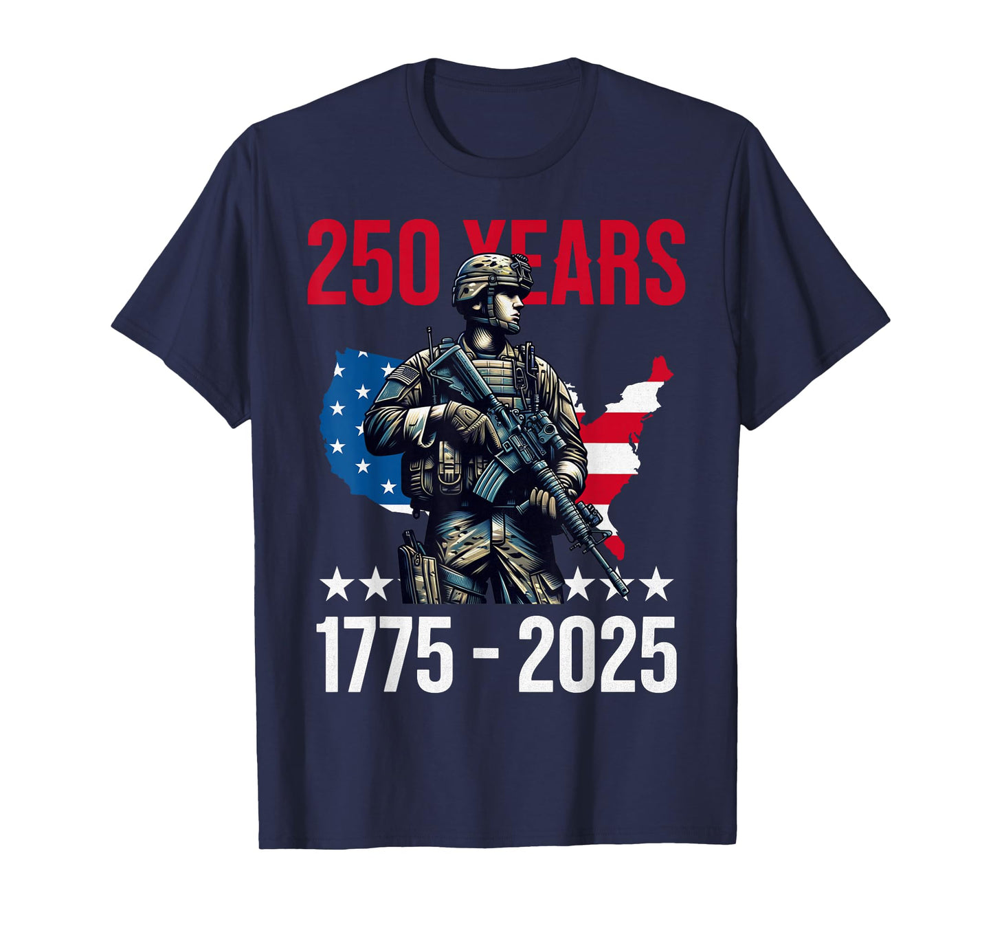 Patriotic Us Army USA Military Parade 250th Anniversary 2025 T-Shirt