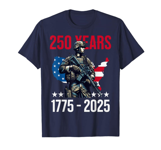 Patriotic Us Army USA Military Parade 250th Anniversary 2025 T-Shirt