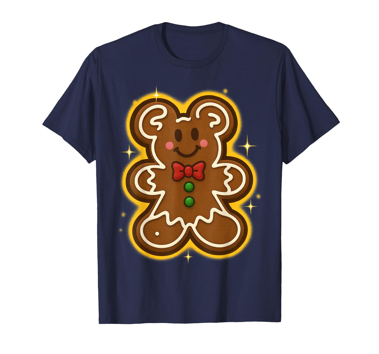 Adorable Cute Gingerbread Mouse Cookie Christmas Baking Love T-Shirt