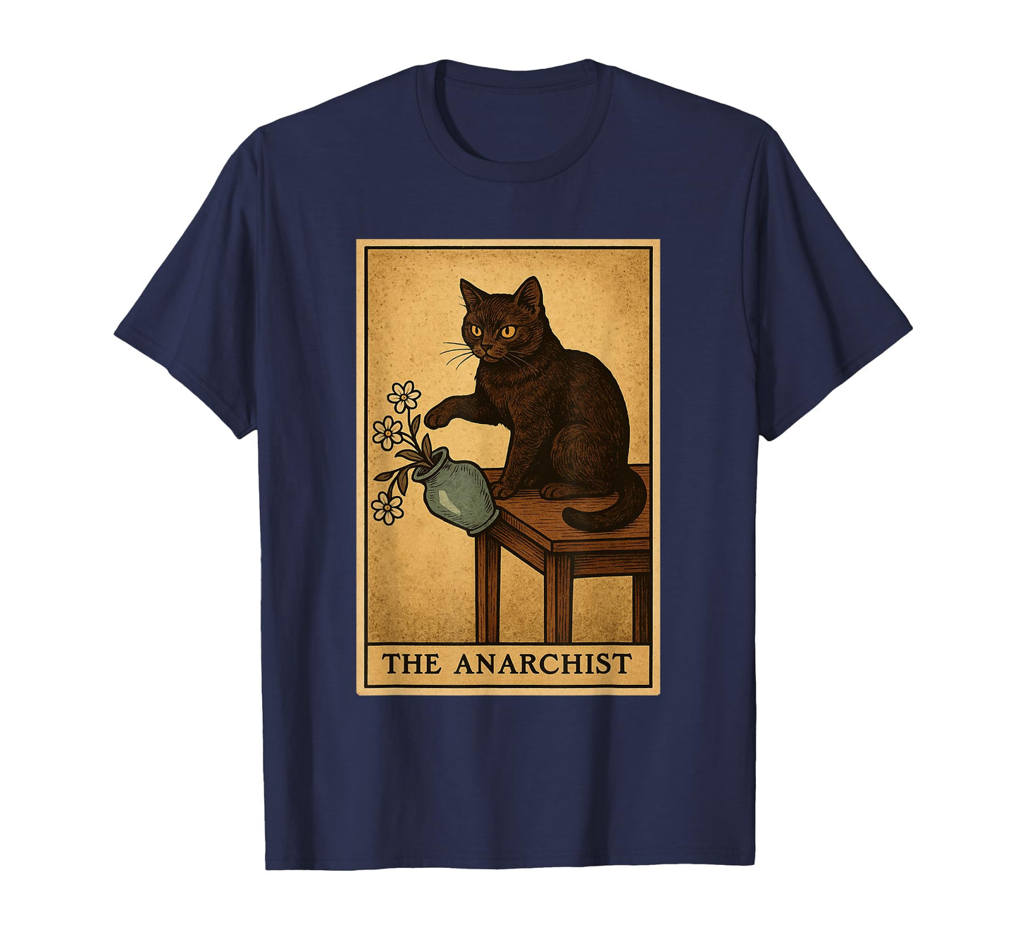 Cat Lover Design Cat Tarot Card Design Men Women Kids T-Shirt