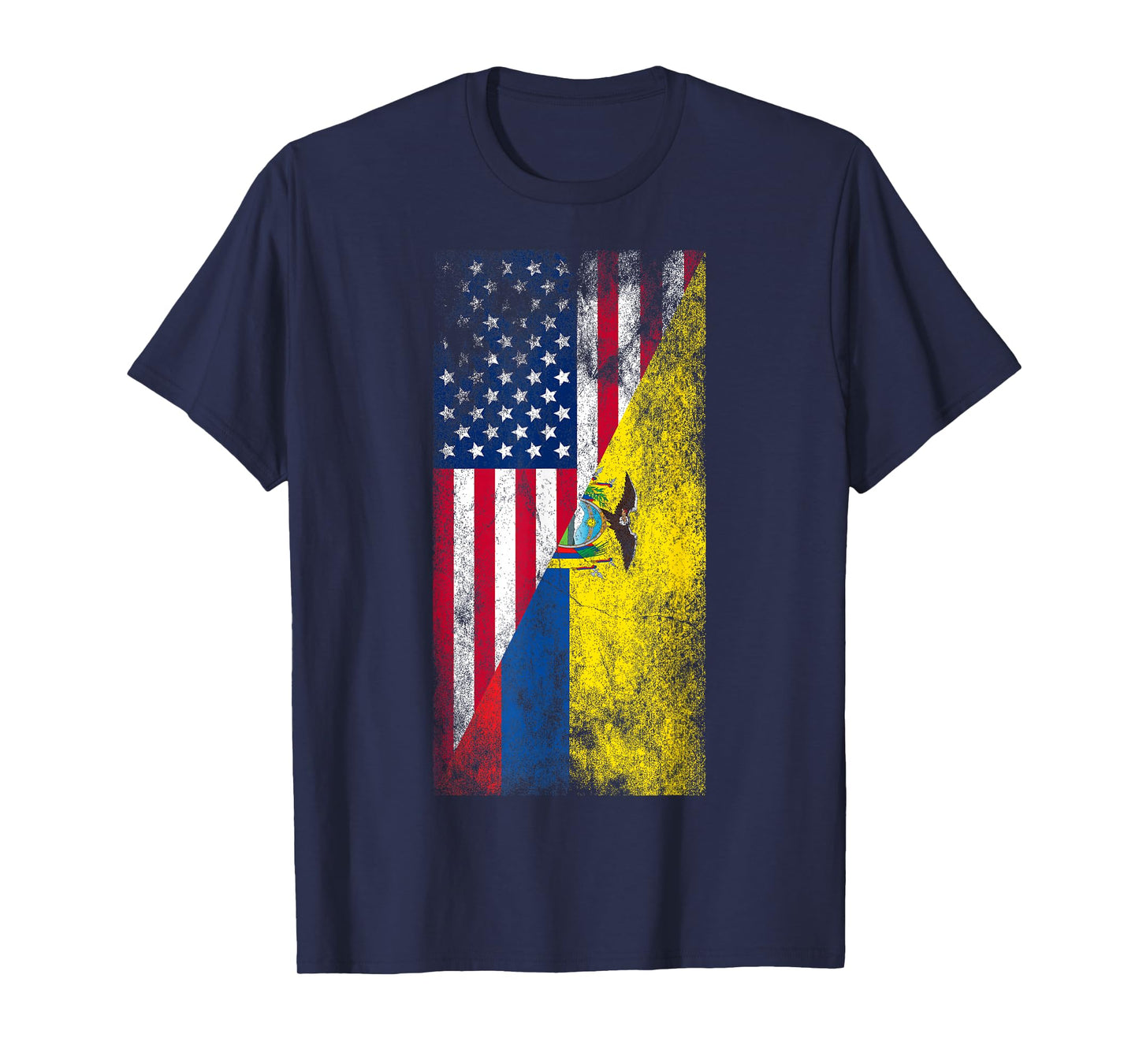 USA & Ecuador Flags - United States of America, Ecuadorian T-Shirt