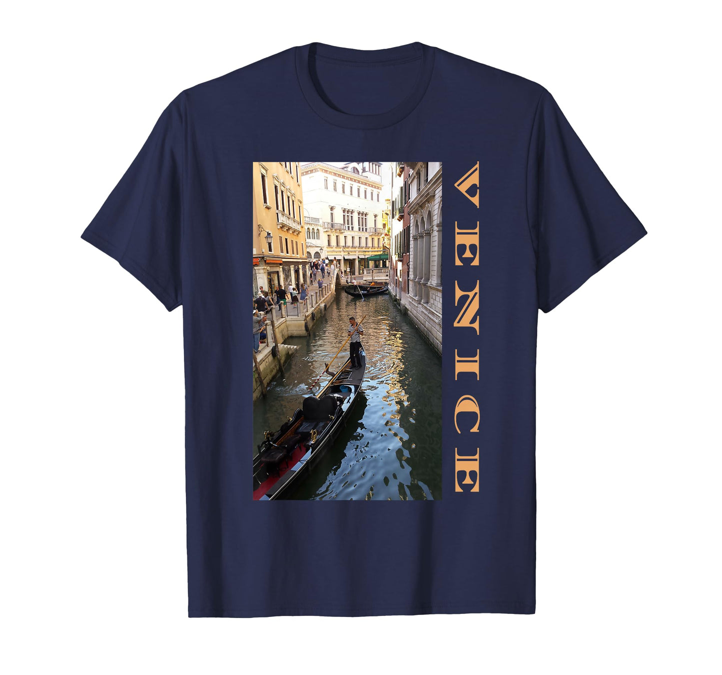 Venice Italy Canal Gondola Travel Souvenirs Photography T-Shirt