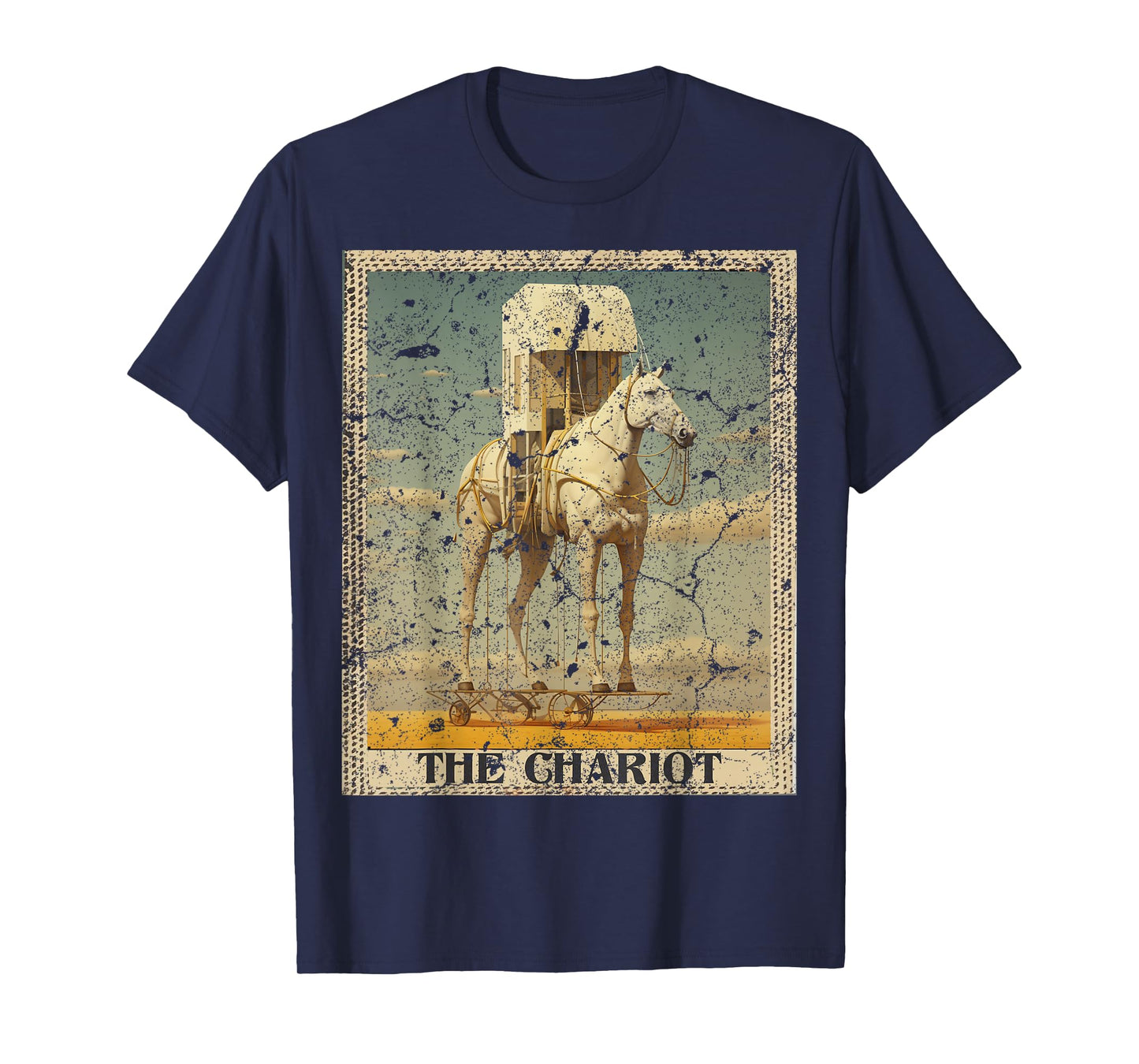 Abstract Art Tarot Card The Chariot T-Shirt