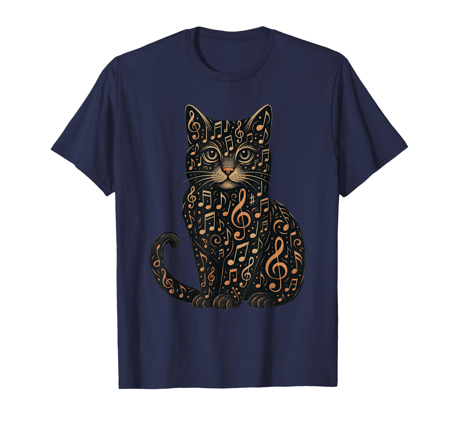 Musical Notes Cat Music Musician T-Shirt