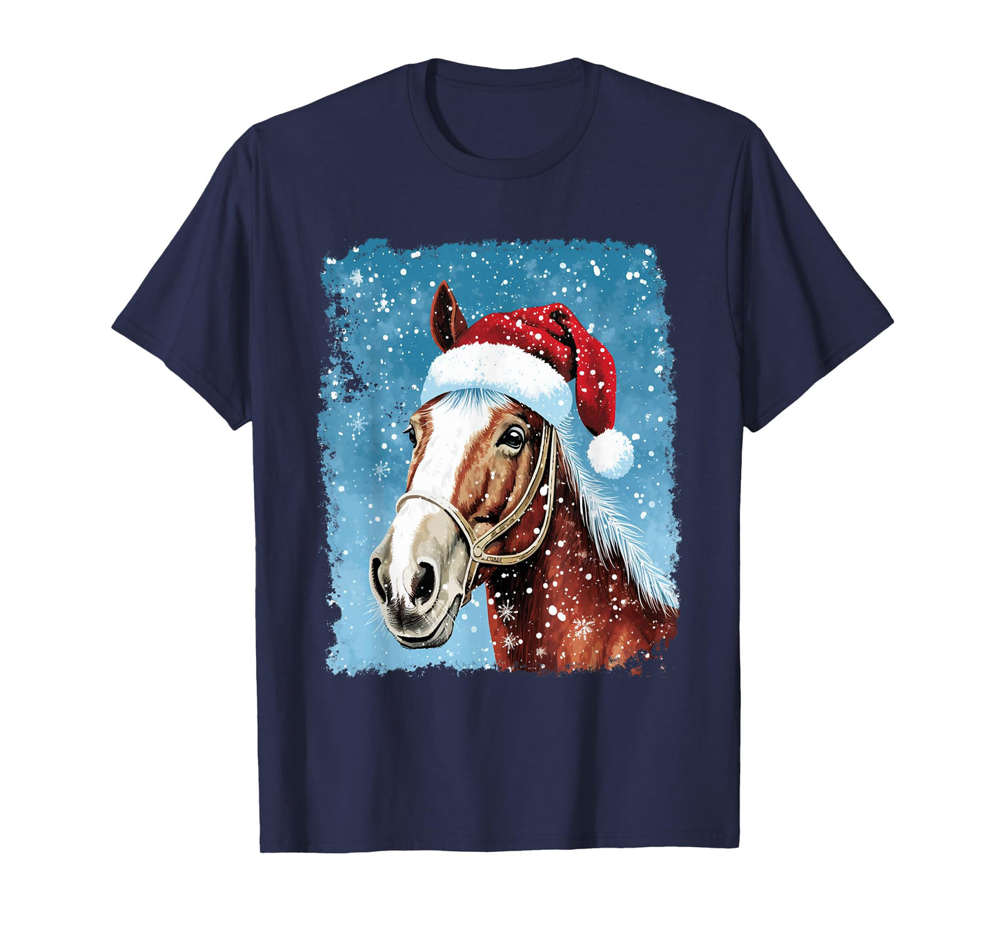 Christmas Farmer Animal Horse T-Shirt