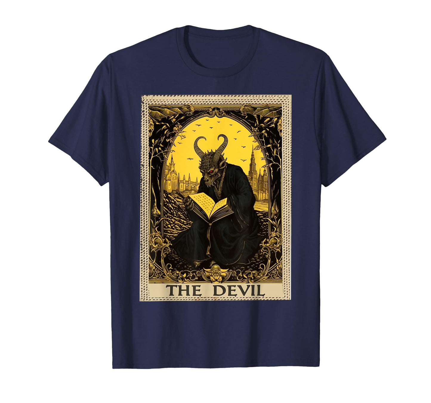 Vintage Tarot Card The Devil T-Shirt