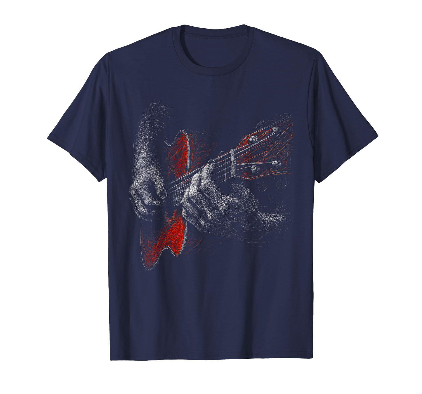 Acoustic Guitar Player Shirt Vintage Music Teacher Guitarist T-Shirt