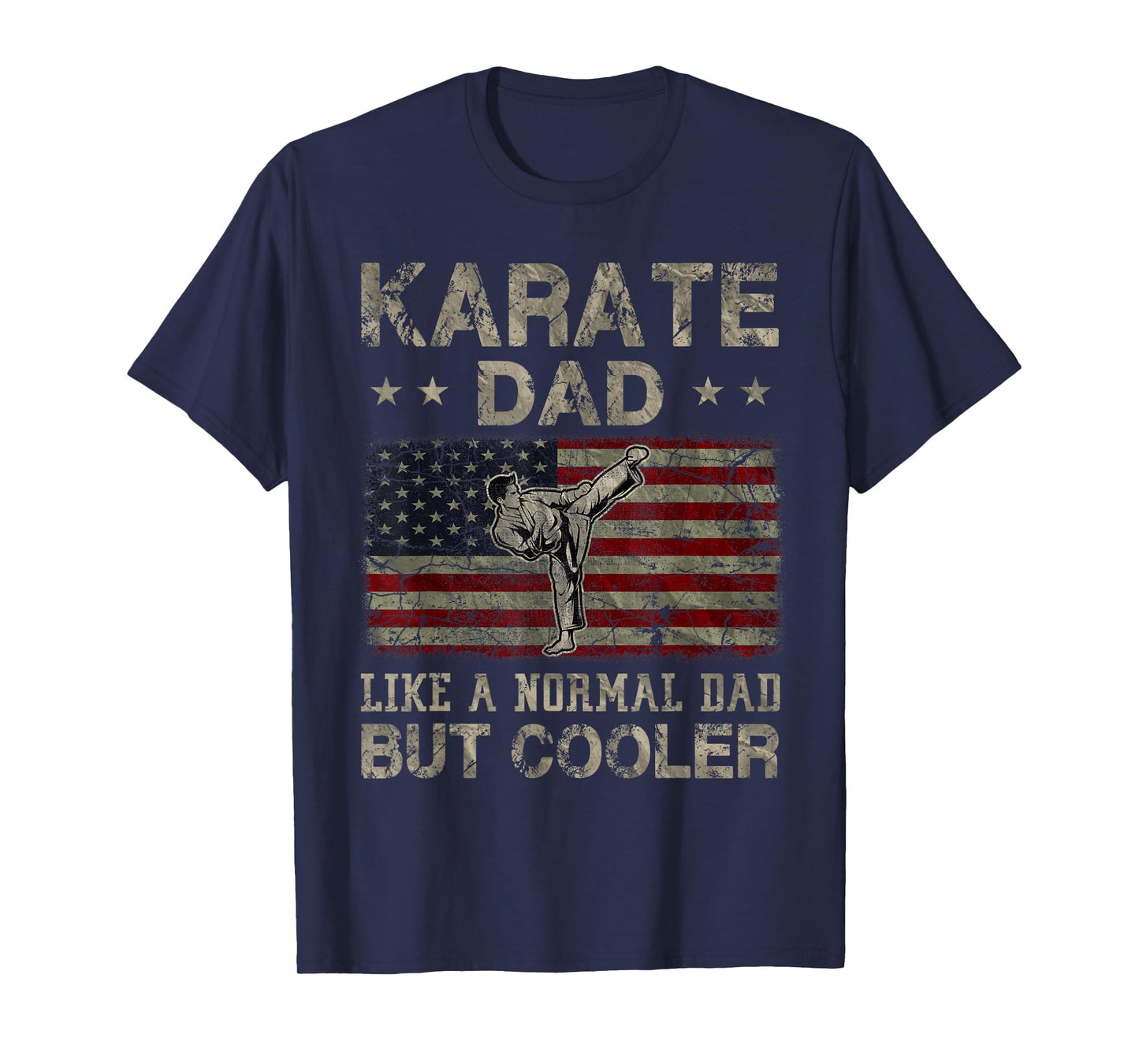 Karate Dad Like A Normal Dad But Cooler Father's Day T-Shirt