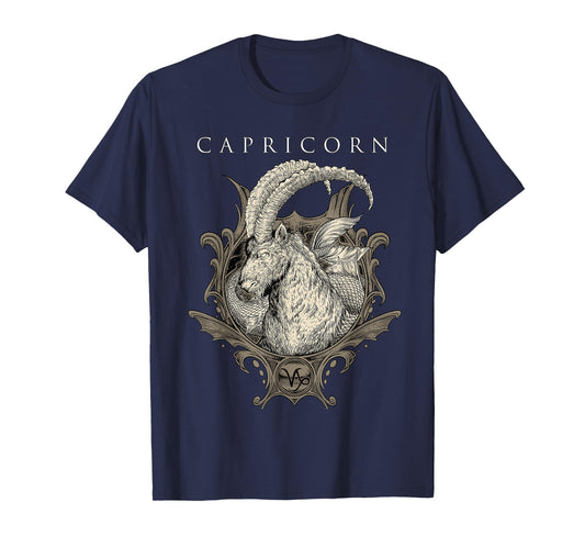 Capricorn zodiac T-shirt Birthday December-January T-Shirt