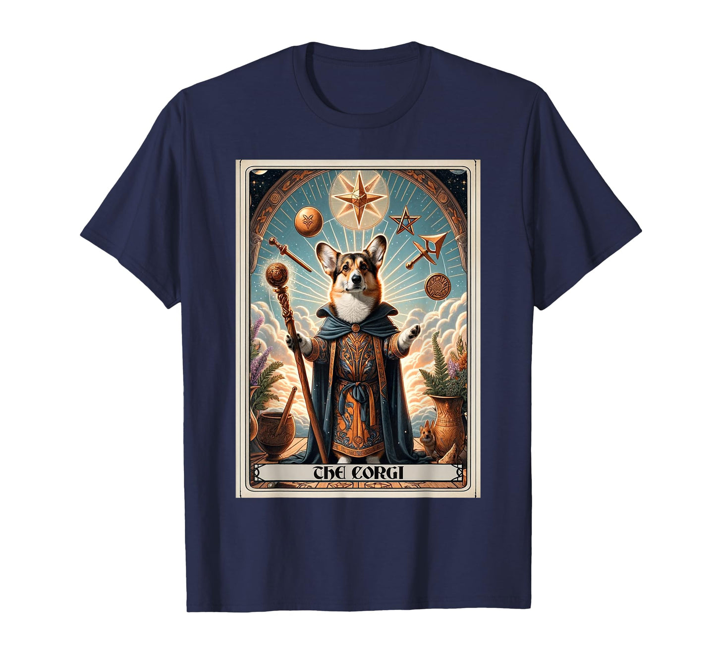 The Corgi Tarot Card Dog T-Shirt
