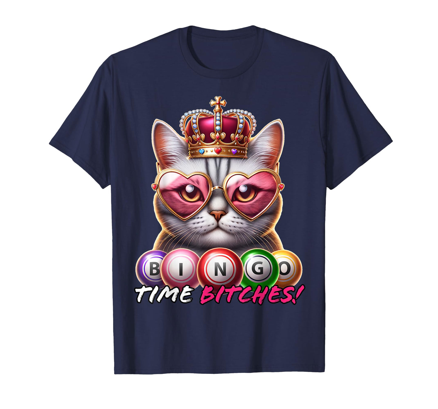 Bingo Time Bitches Funny Bingo Shirts for Women Bingo Player T-Shirt