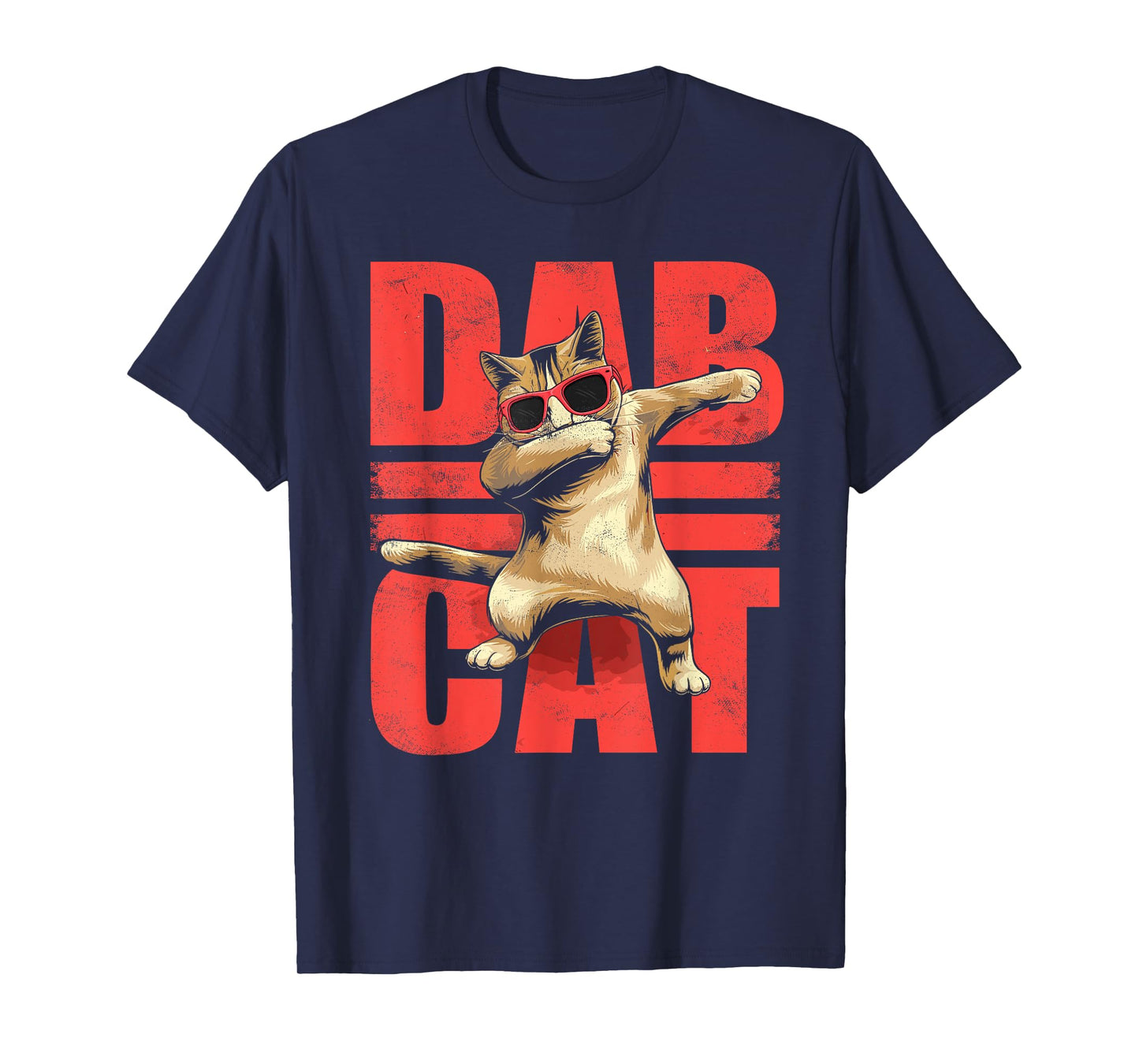 Dab Cat Funny Dabbing Cats Cute Kitten Kitty Lover Kids T-Shirt