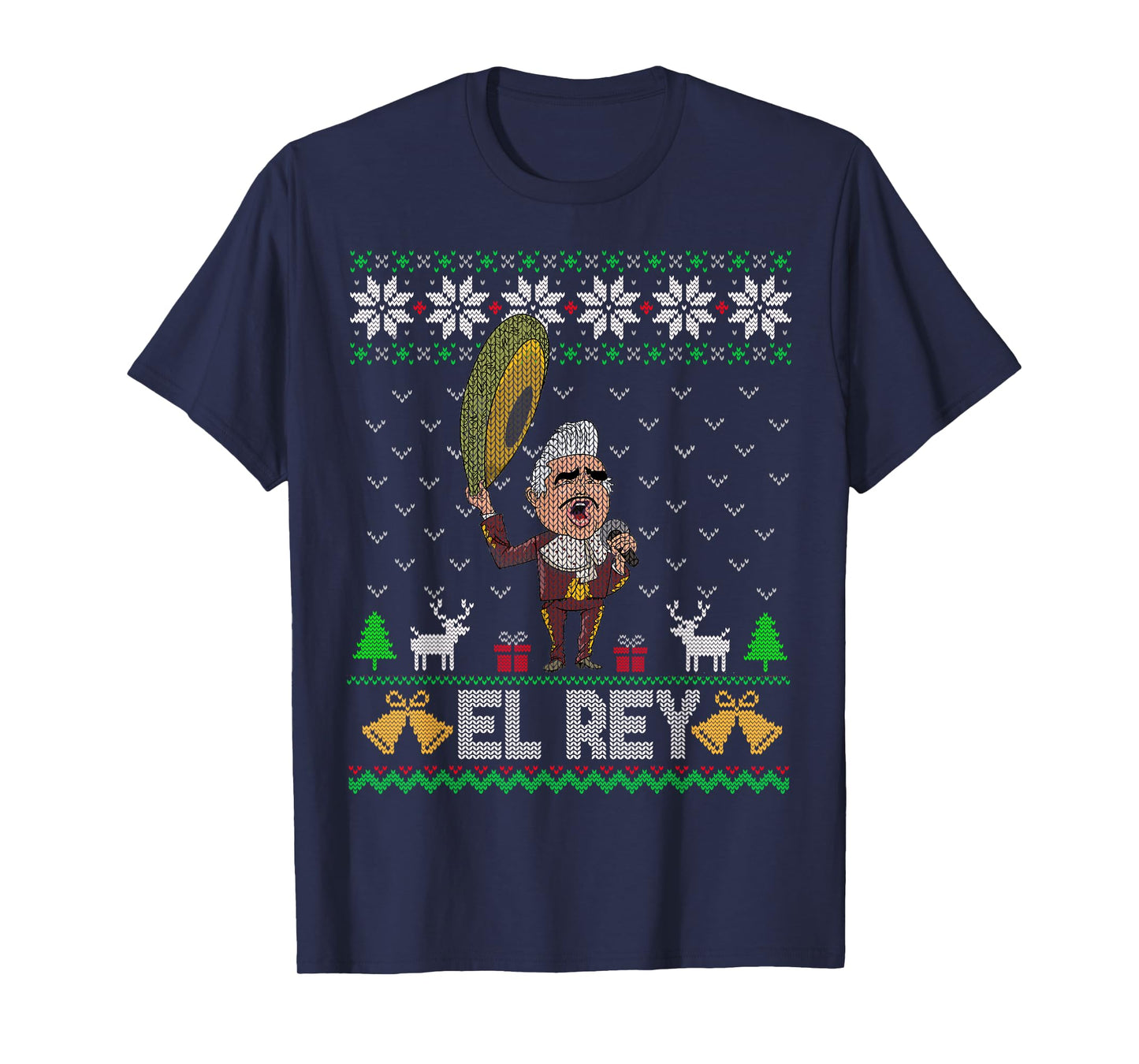 El Rey de Mexico Vicente Fernandez Mexican Legend T-Shirt