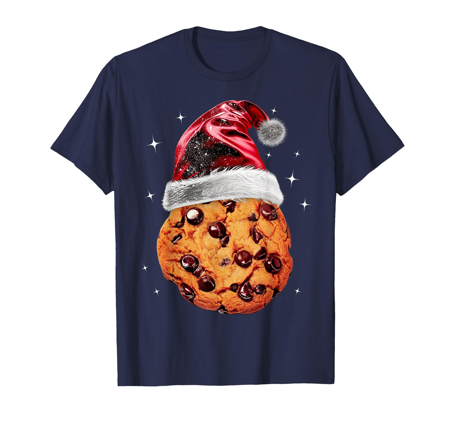 Chocolate Chip Cookie Christmas Costume Lazy Party T-Shirt