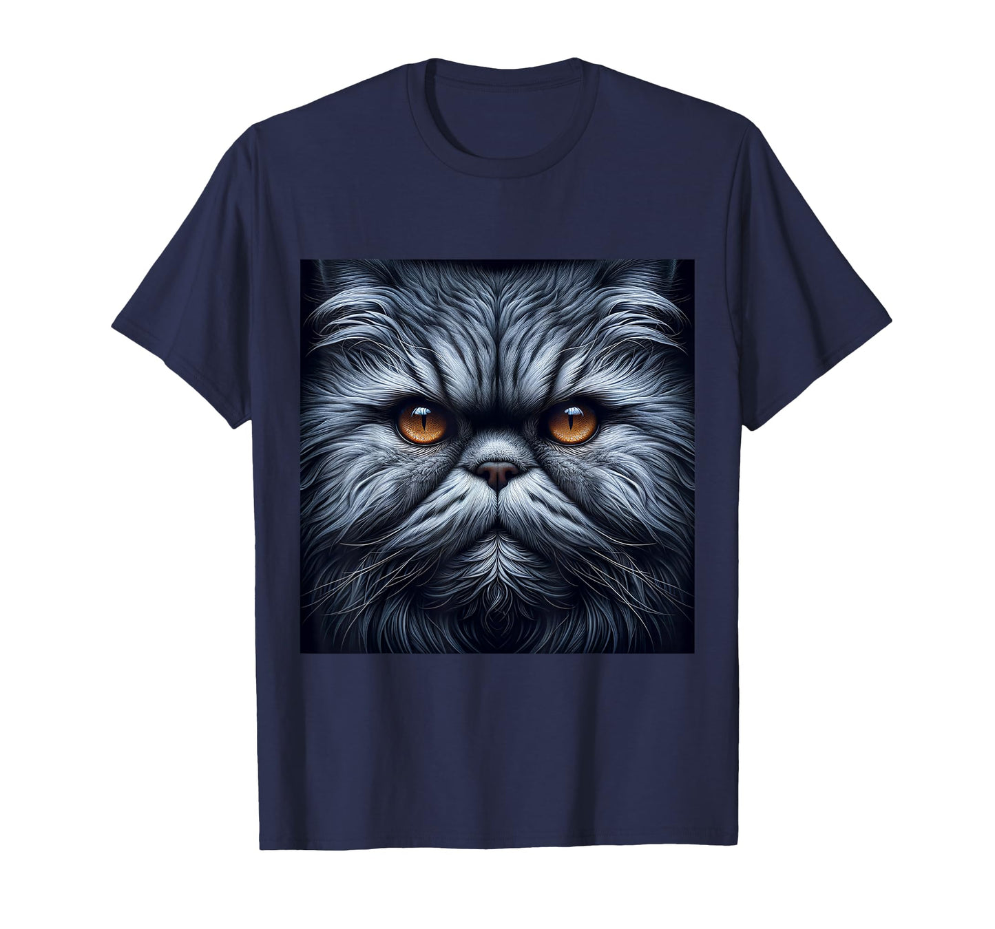 Persian Cat Shirt Cat Face Cute Cat Lover Cat Mom Dad T-Shirt