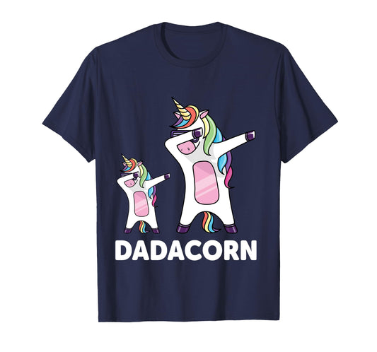 Dadacorn Dabbing Unicorn Long Sleeve T-Shirt
