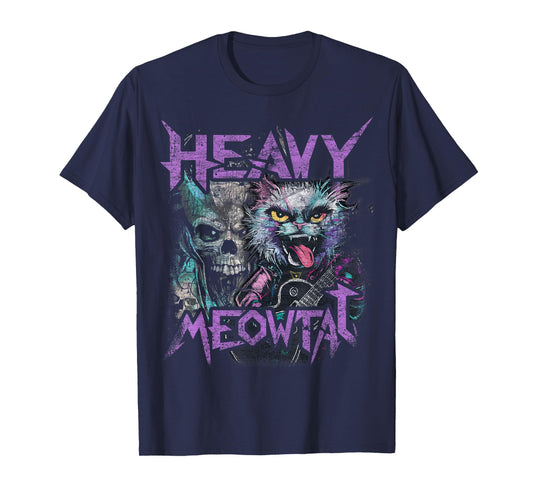 Heavy Meowtal Oldschool T-Shirt