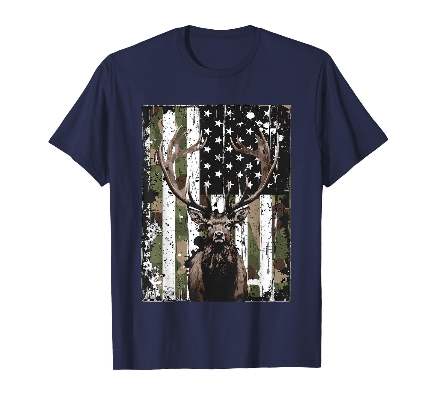 Outdoor Antlers Elk Deer Hunting T-Shirt