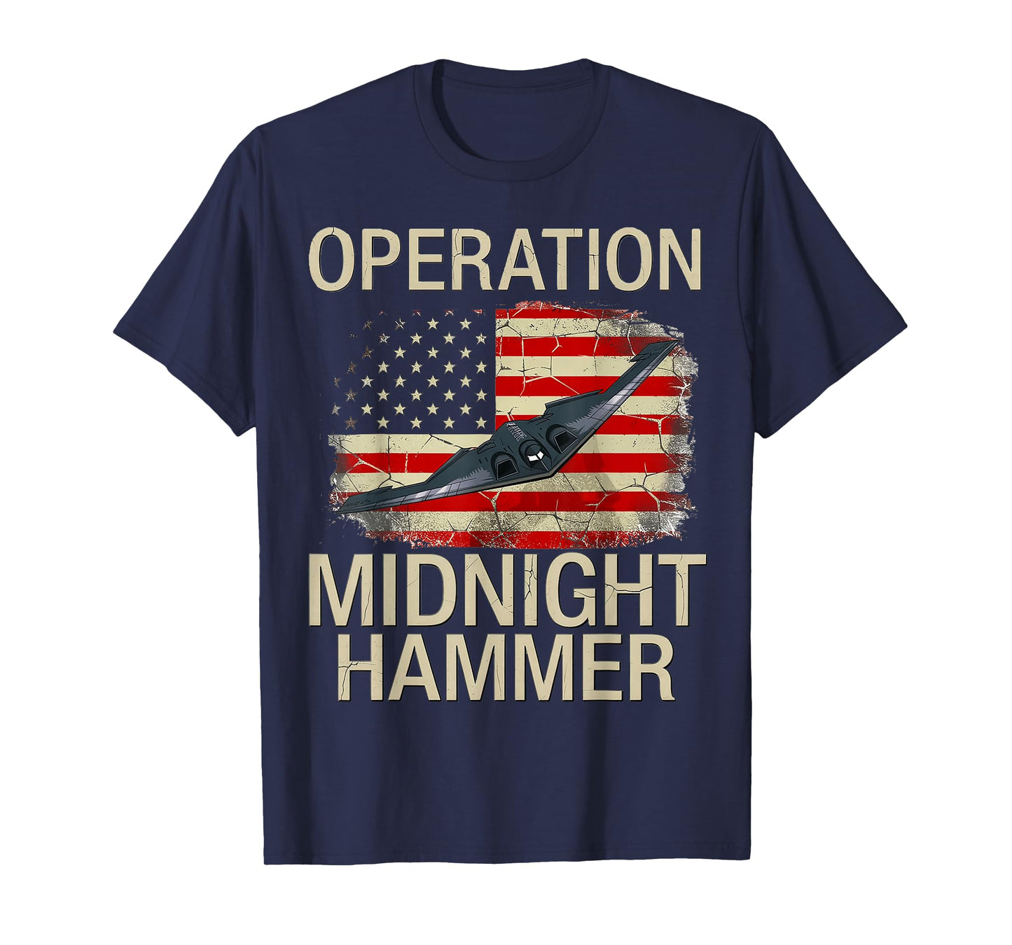 B-2 Stealth Jet Operation Midnight Hammer T-Shirt