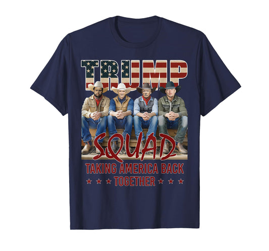 Trump Vance Kennedy Elon Squad Taking America Back Together T-Shirt