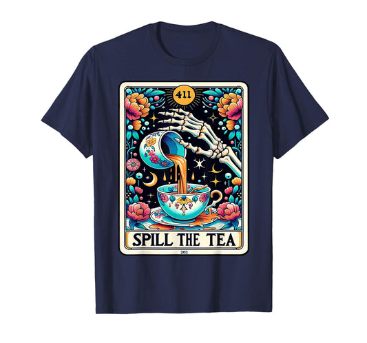 Spill The Tea Tarot Card T-Shirt