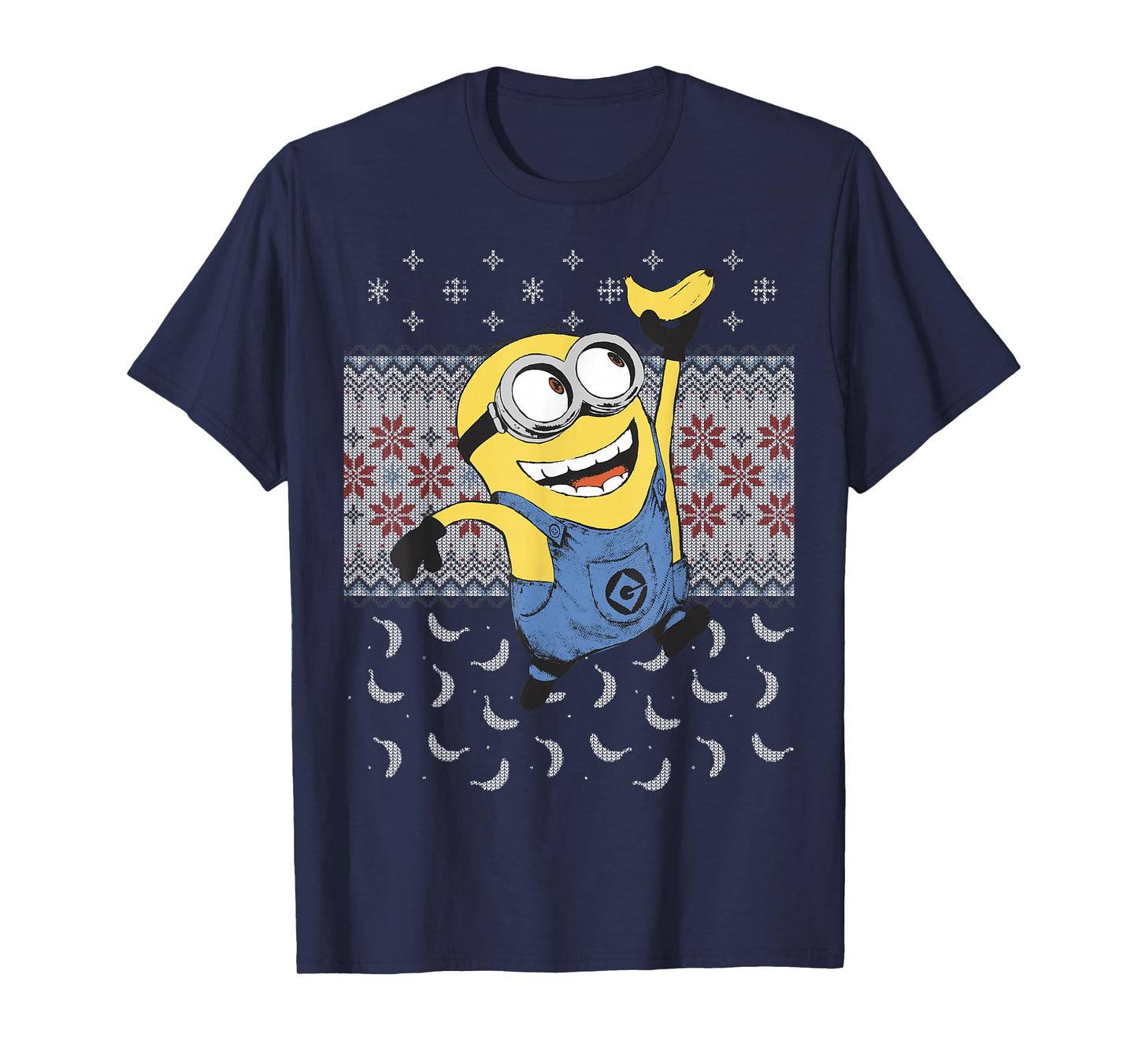 Despicable Me Minions Banana Ugly Christmas T-Shirt T-Shirt