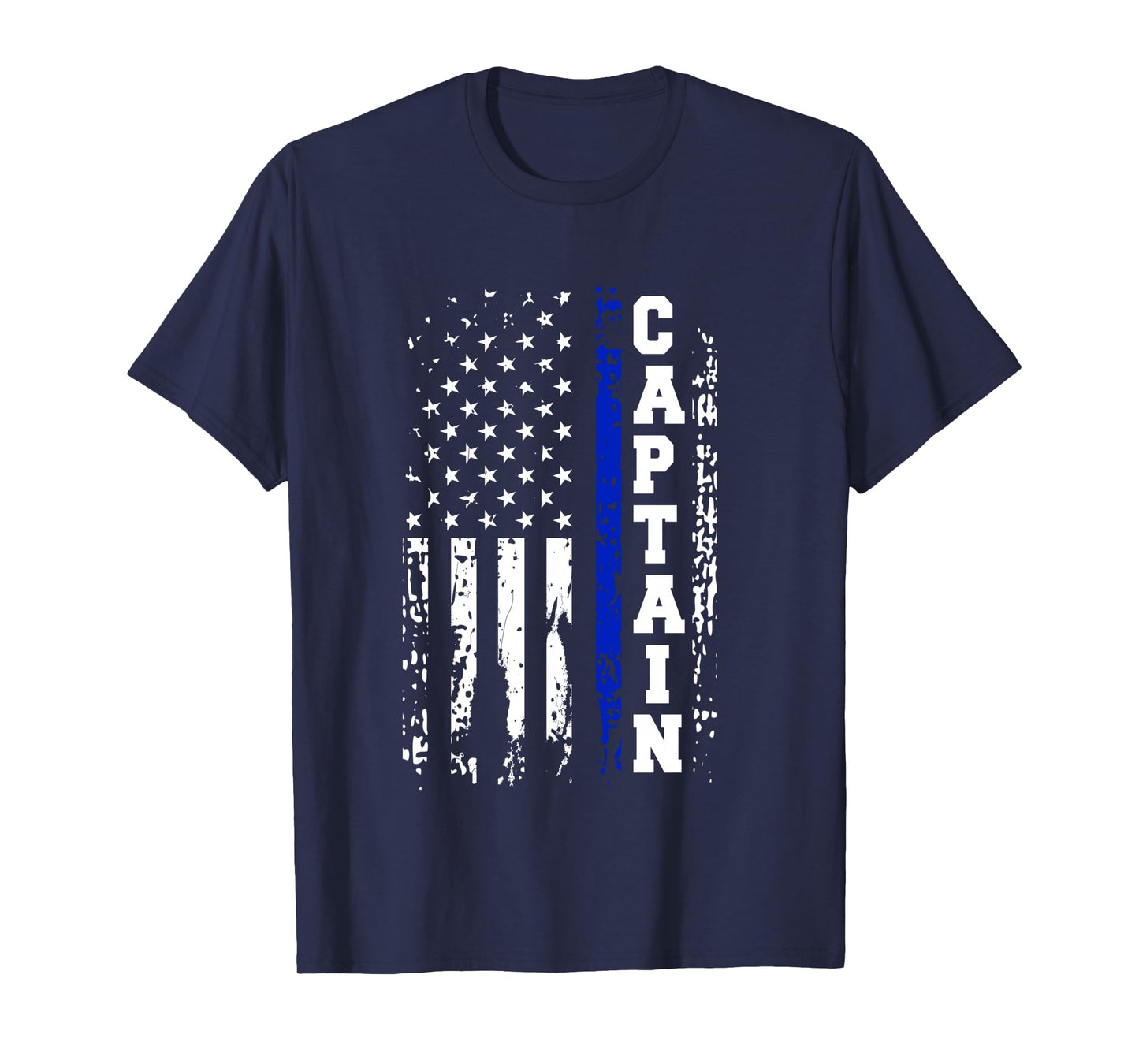 Police Captain Shirt Police Rank Captain Gift Long Sleeve T-Shirt