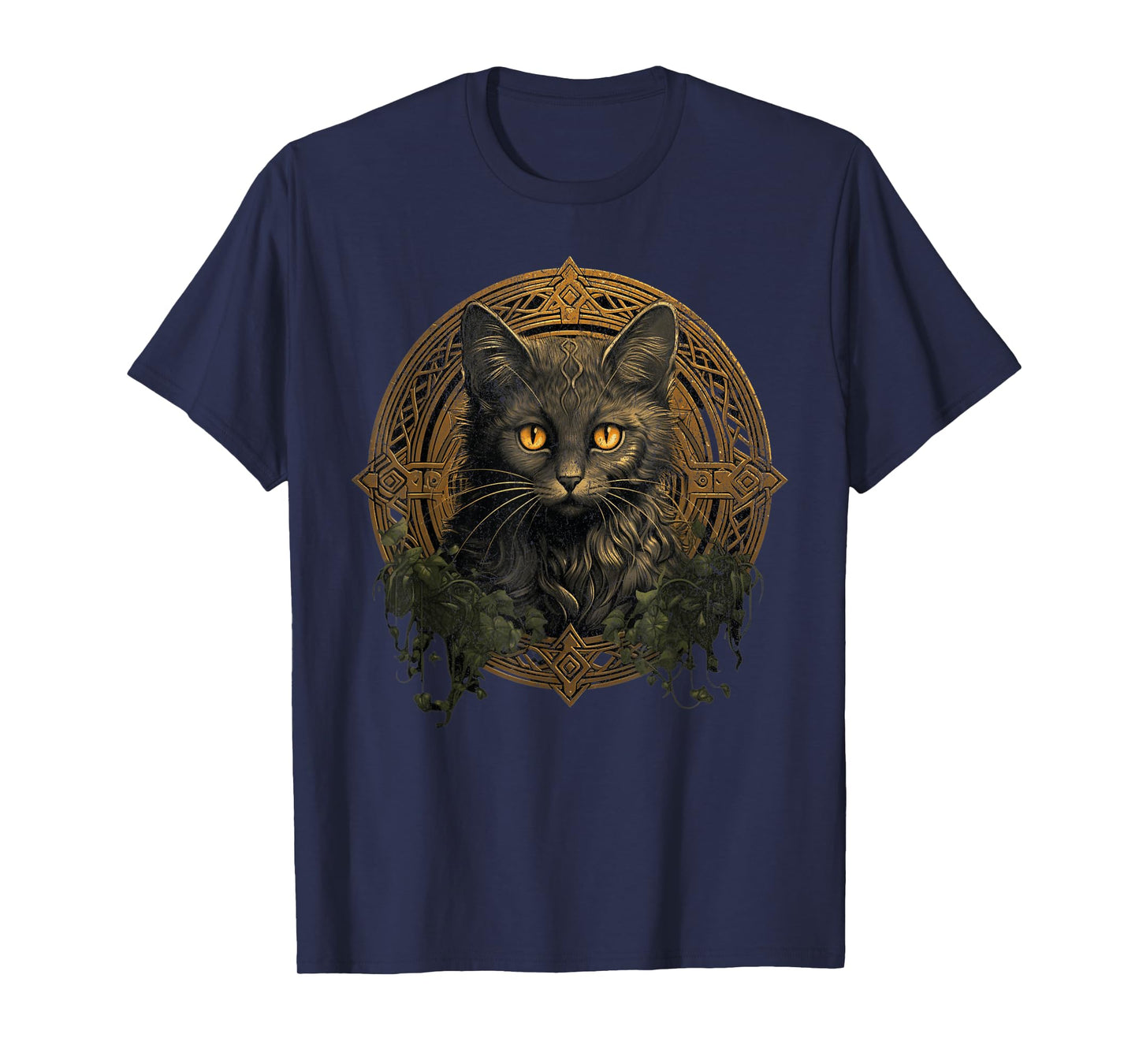 Celtic Cat Knots Wiccan Wicca Animal Pagan Witch Norse T-Shirt for Men Women Kids