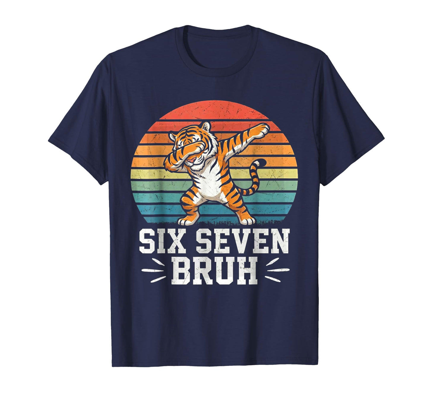 67 Meme Dabbing 67 Tiger 67 Gen Alpha Funny six Seven Bruh T-Shirt