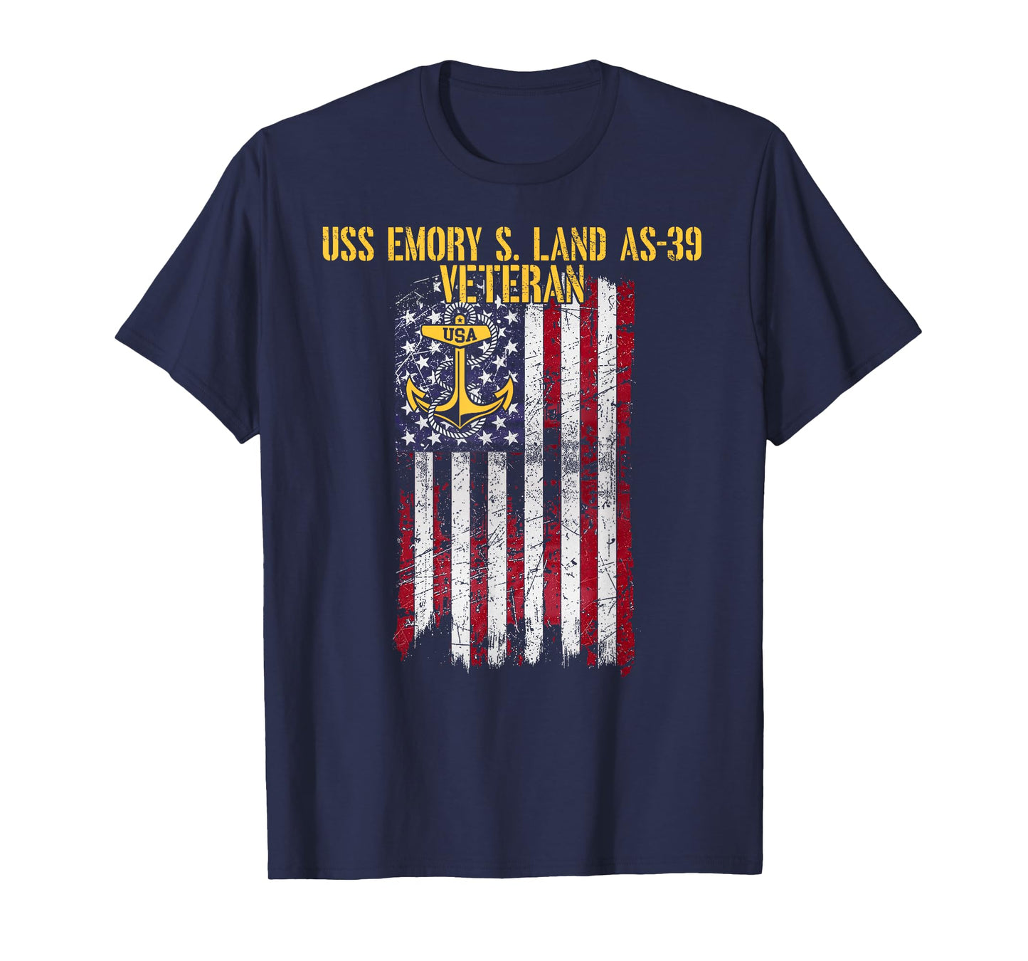 USS Emory S. Land AS-39 Submarine Tender Veteran T-Shirt