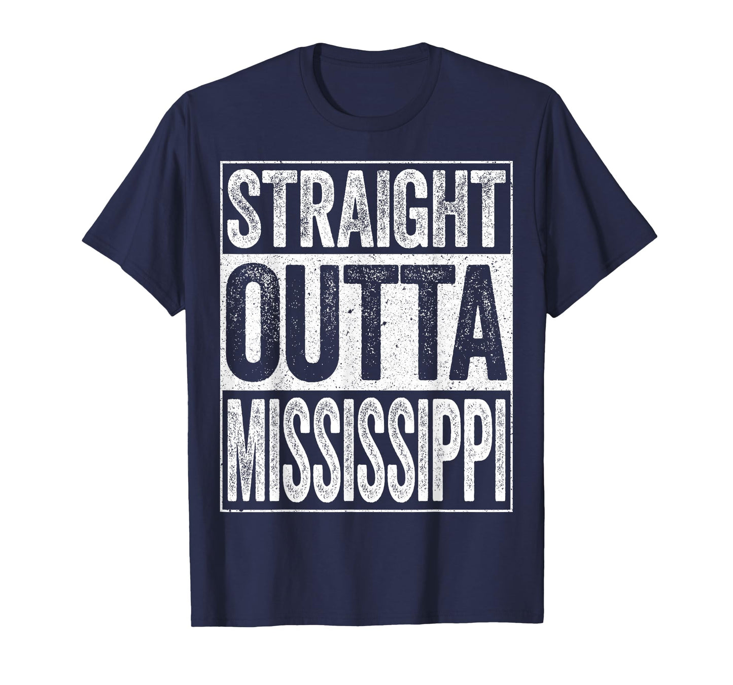 Straight Outta Mississippi Shirt Men Women Kids MS State T-Shirt