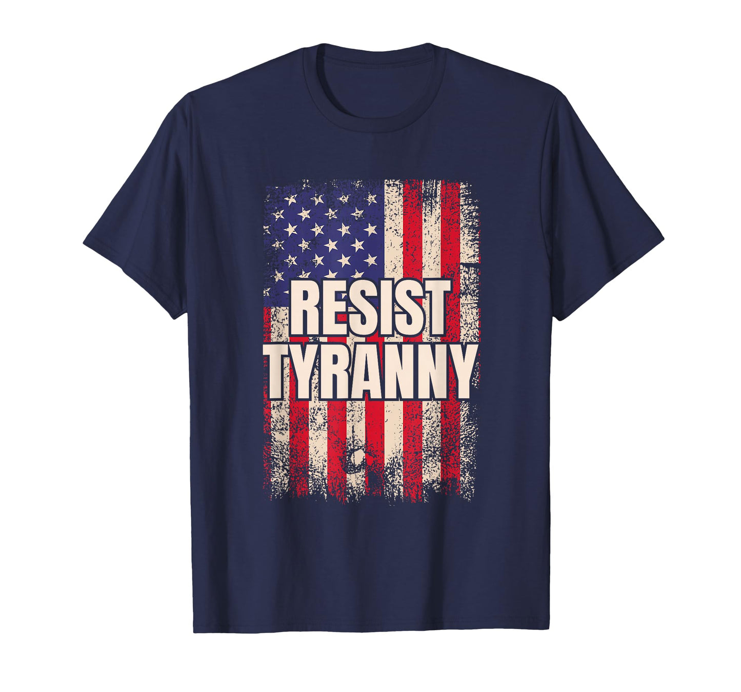 Resist Tyranny American Flag T-Shirt