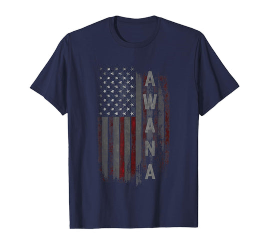 AWANA Family American Flag T-Shirt