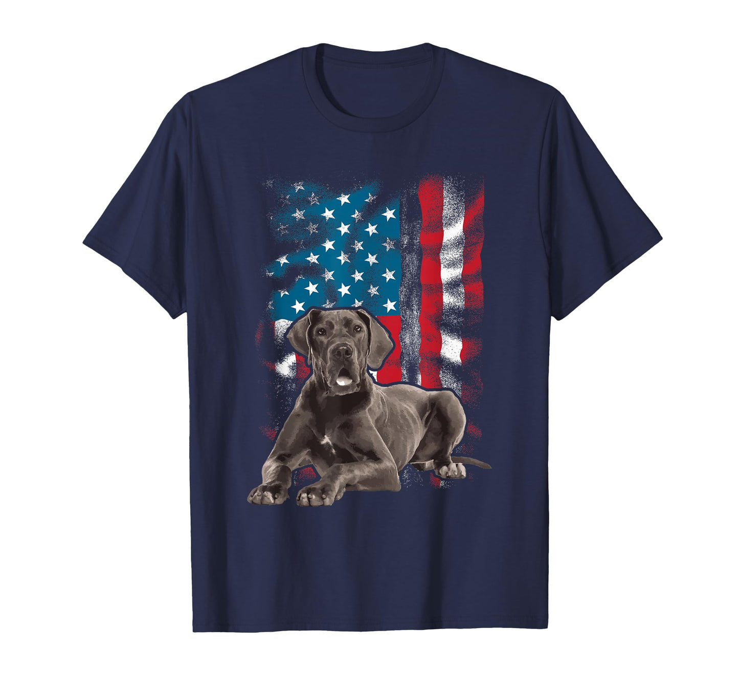 USA American Flag Great Dane - Dog Lover Puppy Trainer T-Shirt