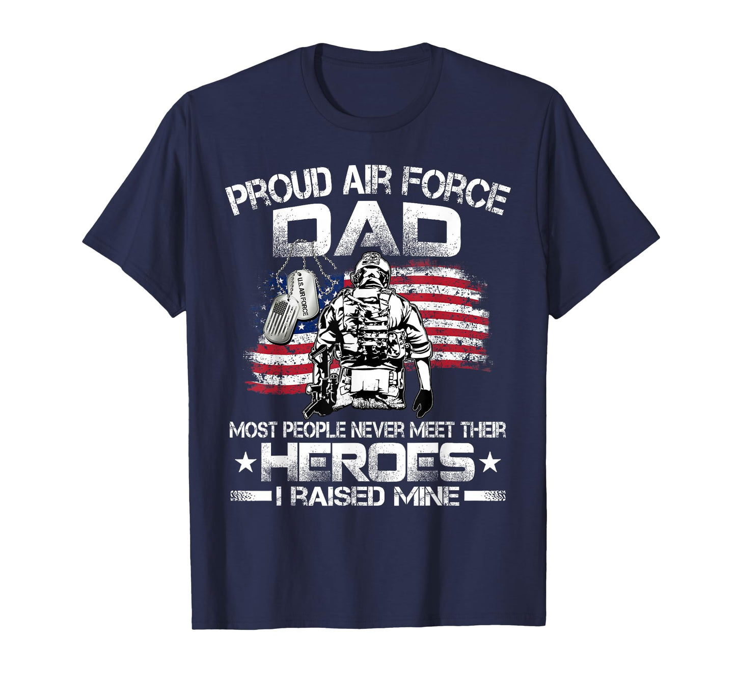 Proud Air Force Dad Pride Military Family US Air Force T-Shirt