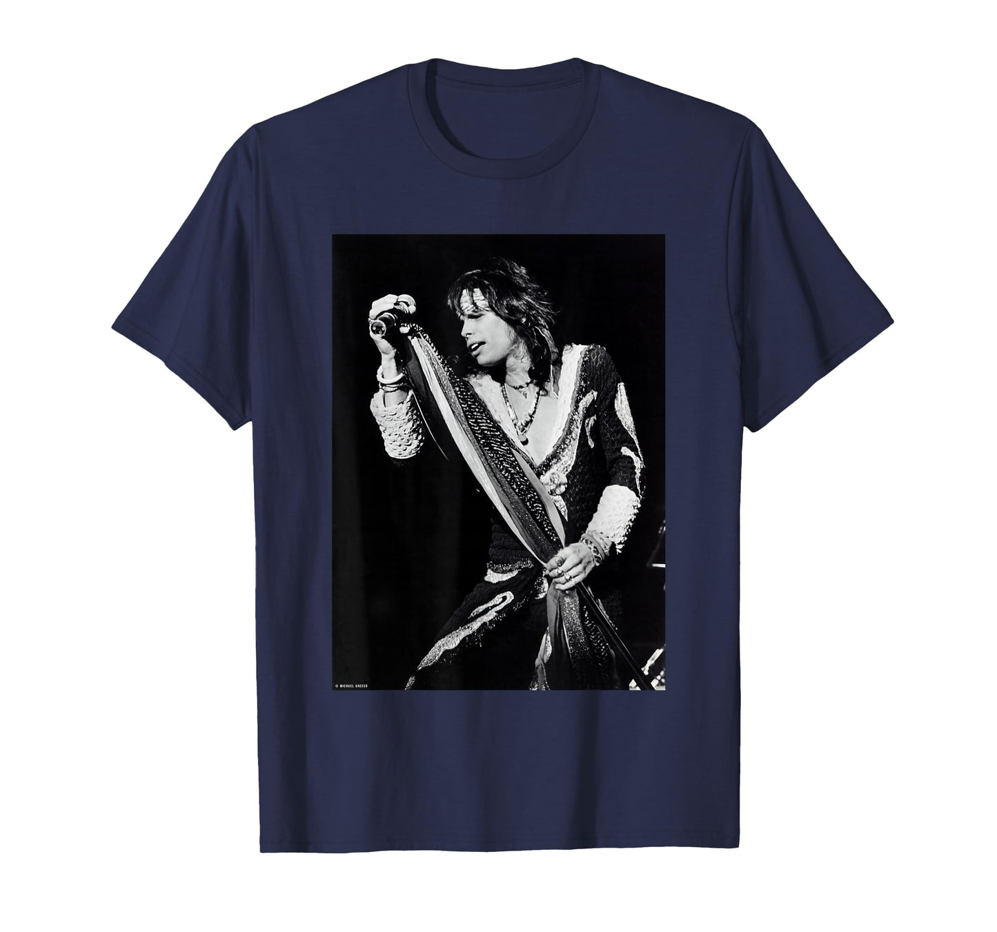 Aerosmith Live Steven Tyler by Michael Grecco T-Shirt