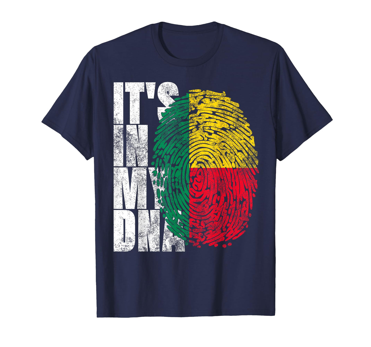 It's In My DNA Beninese African Gifts Afro Africa Benin Flag T-Shirt
