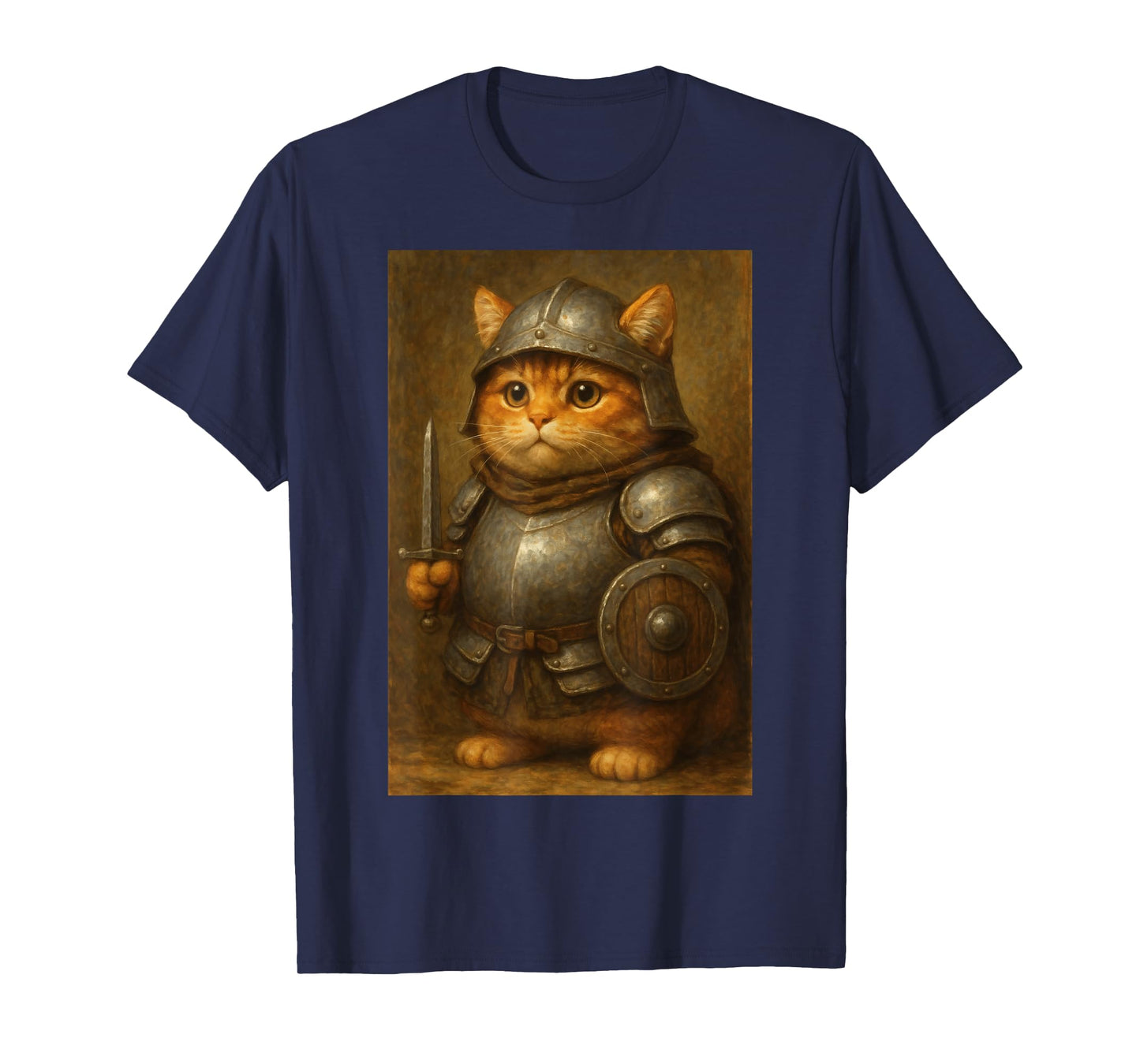Cat Knight Funny Meme T-Shirt