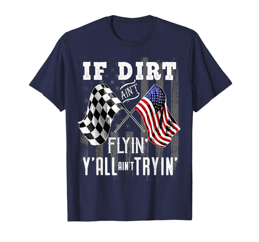 Dirt Track Racing Motocross Stock Car Racing T-Shirts Gift T-Shirt